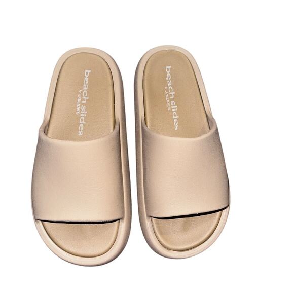 JSlides Eva Beach slides in sand comfort shoes platform waterproof open toe SZ 7 - Picture 2 of 5